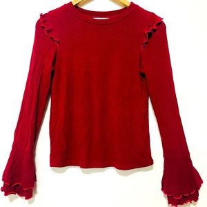 Mango flare sleeve sweater
